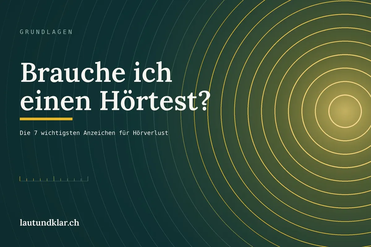 Titelbild: Brauche ich einen Hörtest? Die 7 wichtigsten Anzeichen für Hörverlust