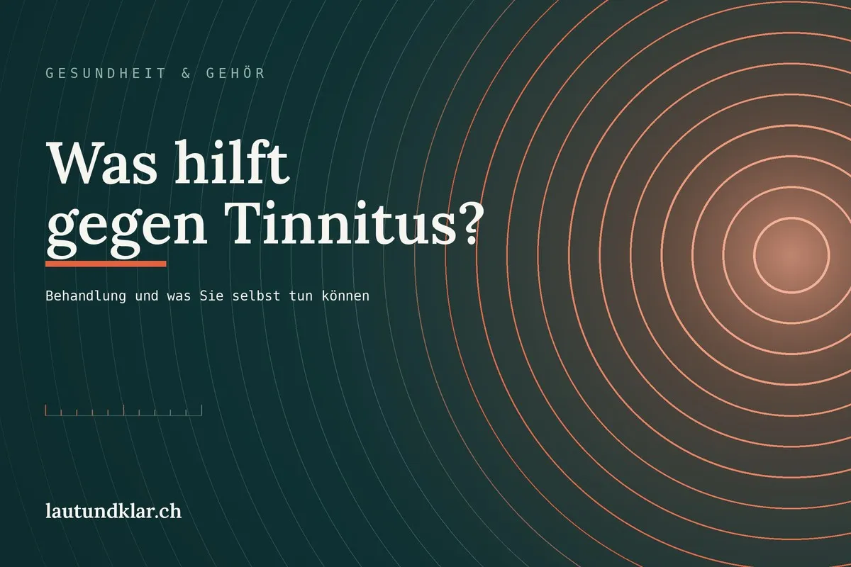 Titelbild: Was hilft gegen Tinnitus, Behandlung und Selbsthilfe
